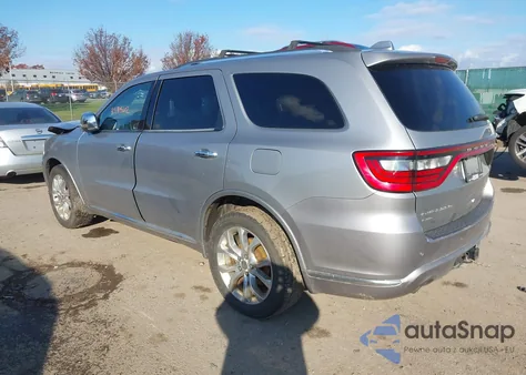 2016 Dodge Durango Citadel Anodized Platinum z USA, uszkodzony, nr VIN 1C4SDJET6GC402572